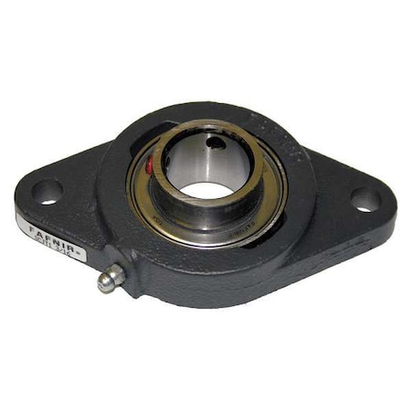 Flange Bearing,2-Bolt,Ball,1-3/8 Bore