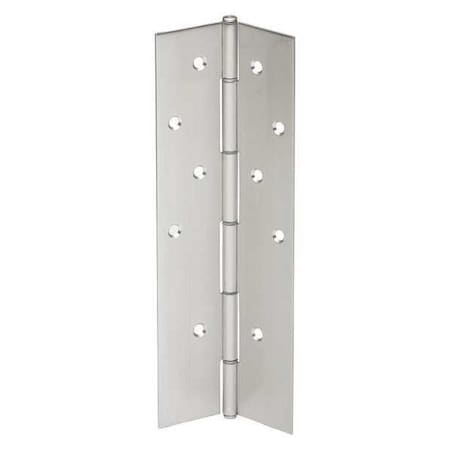 2-1/4 W X 83 H Satin Stainless Steel Continuous Hinge