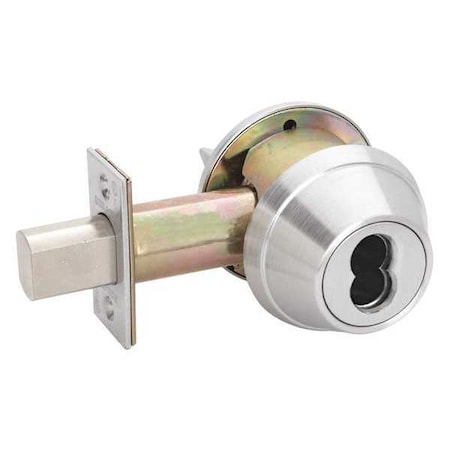 Deadbolt,Brass,Heavy-Duty,6 Pins