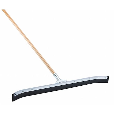 Libman 36 Curved Floor Squeegee Set, Wood Handle