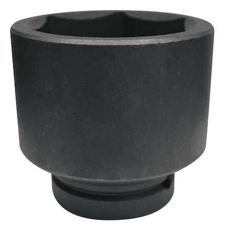 1 Dr, 24mm Size, Metric Impact Socket, 6 Pts, Overall Length: 2.44