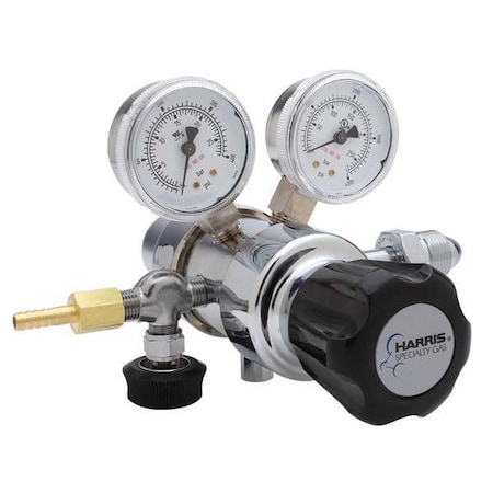 Specialty Gas Regulator, Two Stage, CGA-350, 0 To 15 Psi, Use With: Hydrogen