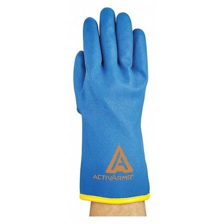 Cold Protection Coated Gloves, Acrylic/Nylon Lining, 10