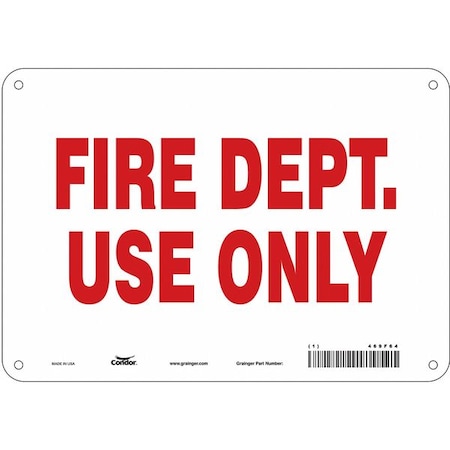 Safety Sign,10 W,7 H,0.055 Thickness