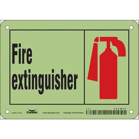 Safety Sign,7 W,5 H,0.070 Thickness