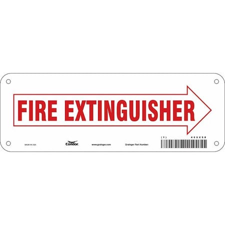 Safety Sign,10 W,3-1/2 H,0.032 Thick