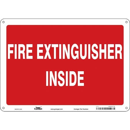 Safety Sign,14 W,10 H,0.055 Thickness