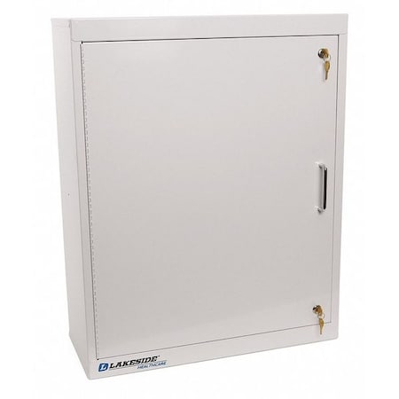 Narcotics Cabinet, (3) Shelves, (1) Door, Double Lock - Beige