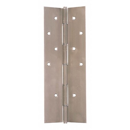 2 3/16 In W X 83 1/8 In H Brushed Stainless Steel Continuous Hinge