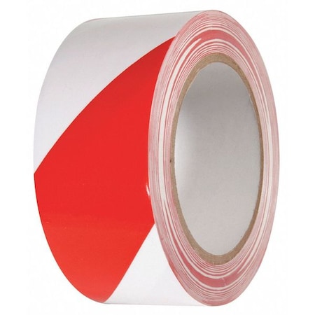 Marking Tape,Striped,Red/White,2 W