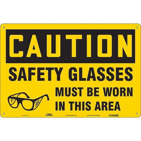 Safety Sign,36 W,24 H,0.055 Thickness, 466V87