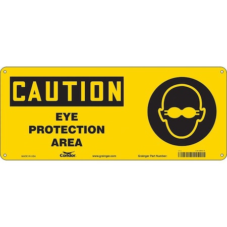 Safety Sign,17 W,7 H,0.055 Thickness, 466W43