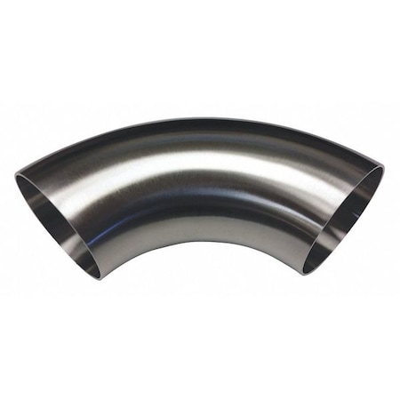 Elbow,3 Tube Size,6 L,Metal,Butt Weld