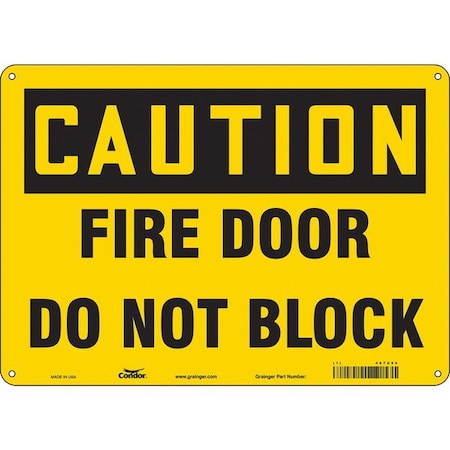 Emergency Exit Floor Sign,14 W X 10 H