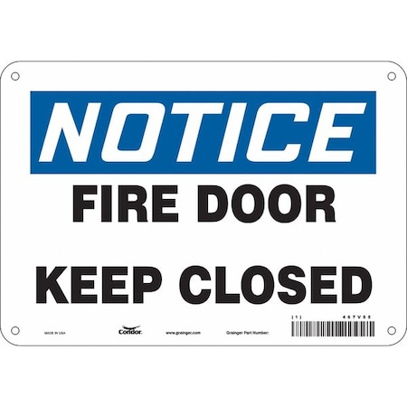 Emergency Exit Floor Sign,10 W X 7 H