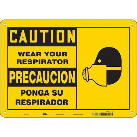 Safety Sign,14 W,10 H,0.032 Thickness, 467Y96