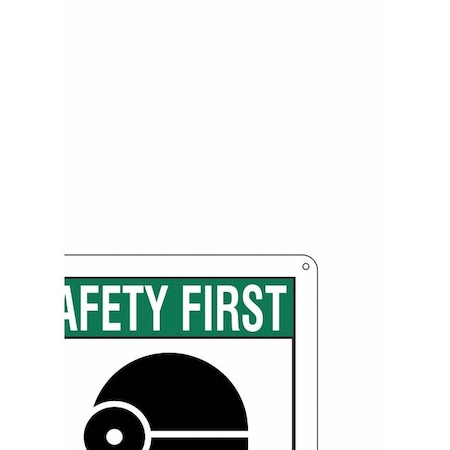 Safety Sign, 14 In Height, 10 In Width, Polyethylene, Vertical Rectangle, English, 467A60