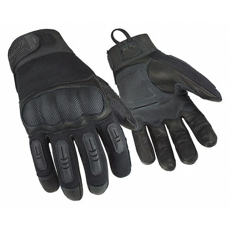 Tactical Glove,Size L,Black,10 L,PR