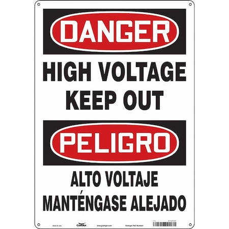 Safety Sign,14 Wx20 H,0.032 Thickness, 479T92