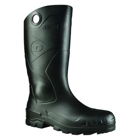 Chesapeake Steel Toe PVC Safety Boot, Waterproof, Black, Size 11