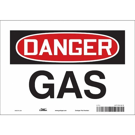 Safety Sign, 7 In Height, 10 In Width, Vinyl, Vertical Rectangle, English, 470U40