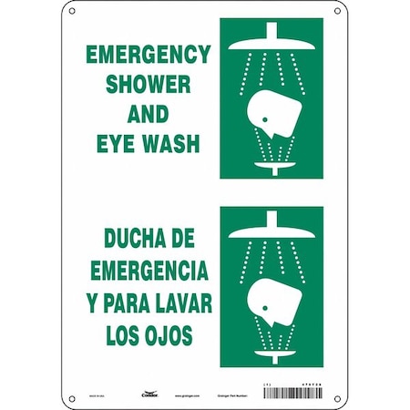 Safety Sign,14 W X 20 H,0.032 Thick, 470Y28
