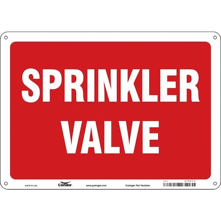 Safety Sign, 10 In Height, 14 In Width, Polyethylene, Horizontal Rectangle, English, 470C73
