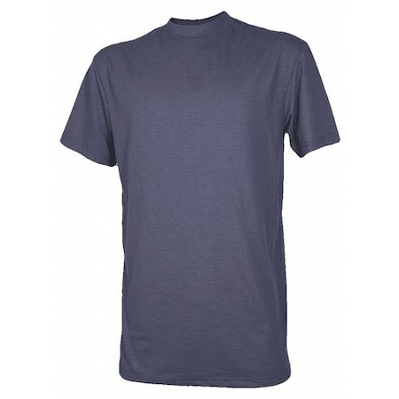 Flame-Resistant Crewneck Shirt,Navy,XL