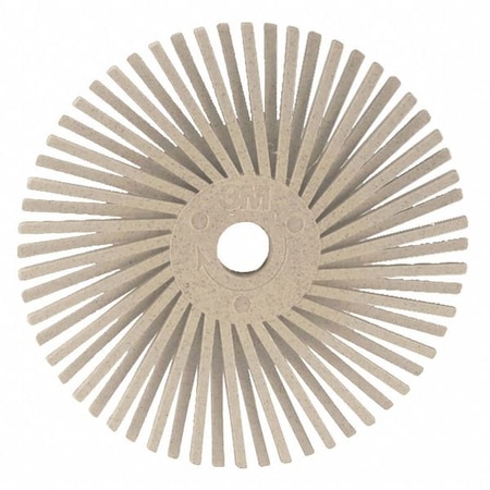 Radial Bristle Disc,3'' Dia.,Ceramic