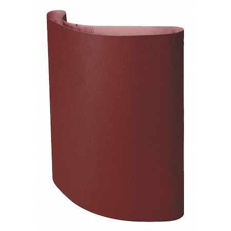 Sanding Belt, 52 In W, 75 In L, Non-Woven, Aluminum Oxide, Medium, SC-BL, Maroon