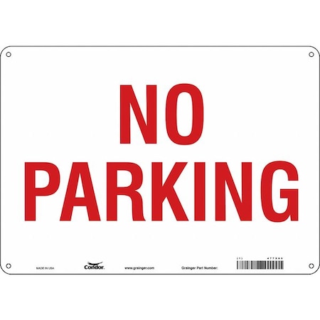 No Parking Sign,10 X 14, 477X65