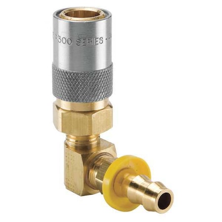 Hydraulic Quick Connect Hose Coupling, Brass Body, Sleeve Lock, Moldmate Series