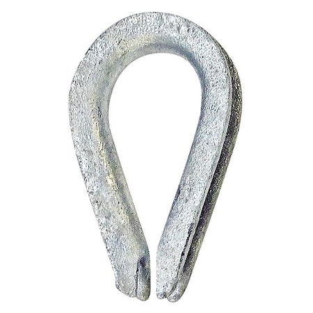 Wire Rope Thimble,3/16 In.,Steel