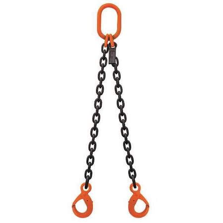 Chain Sling,9/32in Size,10ft L,DOL Sling