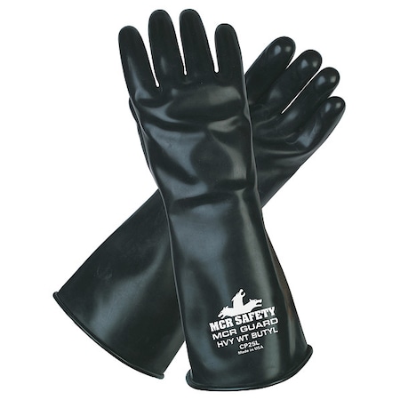 14 Chemical Resistant Gloves, Butyl, XL, 1 PR