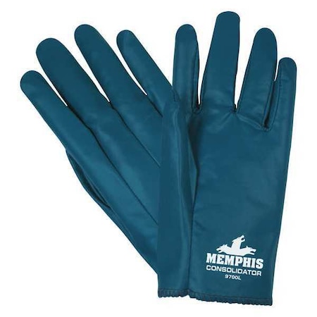 9 Chemical Resistant Gloves, Nitrile, M, 12PK