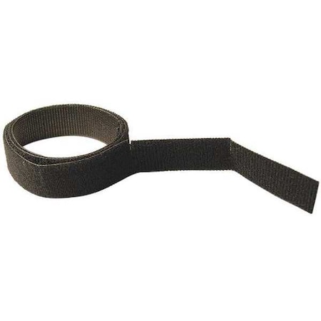 1.00 W X 75' L Hook-and-Loop Black One-Wrap Fastener Strap