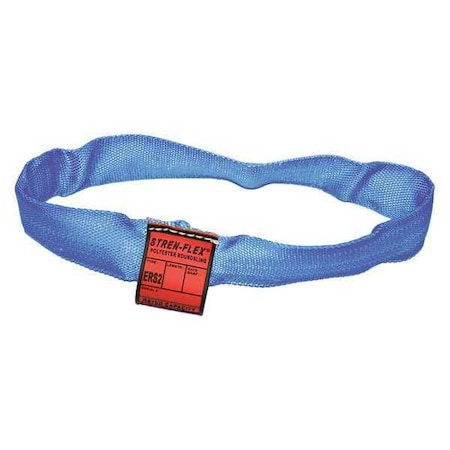 Round Sling,Endless,Blue,4 Ft. L