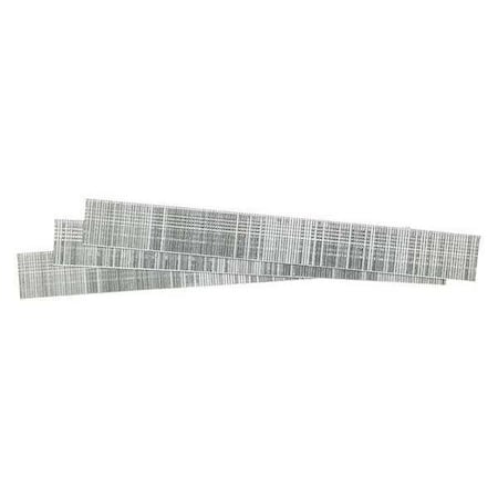 Collated Brad Nail, 5/8 In L, 21 Ga, Electro Galvanized, Brad Head, Straight, 5000 PK