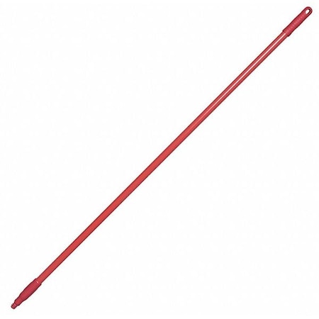 57-3/4 Color Coded Handle, 1 In Dia, Red, Fiberglass