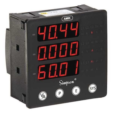 Digital Panel Meter,RS-485 Interface