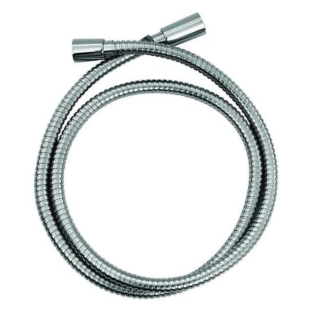 1/2 Shower Hose 60L, Brusehed Nickel