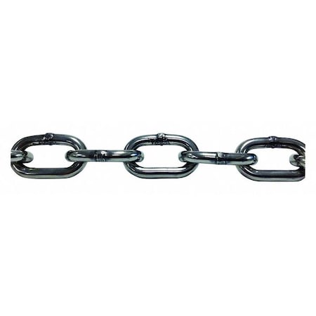 Chain,10 Ft L,Trade Size 3/8 In.,304L SS