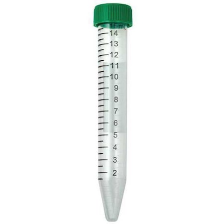 Centrifuge Tube,Natural,15mm Dia.,PK300