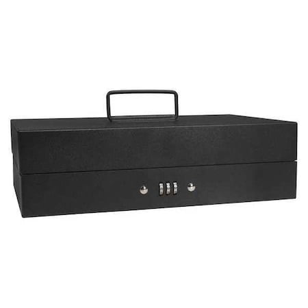 Cash Box,Compartments 10,3 In. H