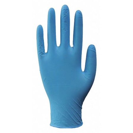 Disposable Gloves, Nitrile, Powder Free, Blue, 2XL, 100 PK
