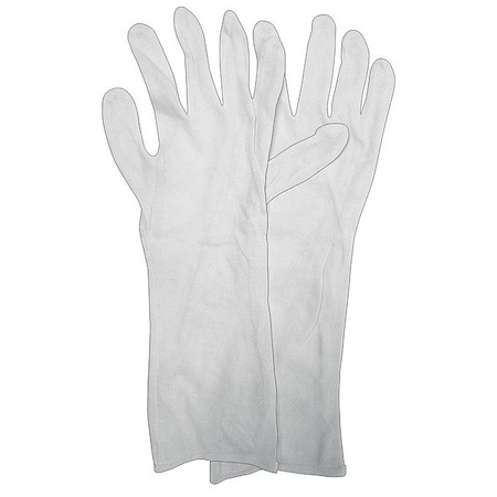 Inspection Gloves,White,Light,Men L,PK12