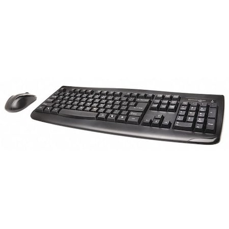 Keyboard/Mouse Set,Blk,Wireless,USB