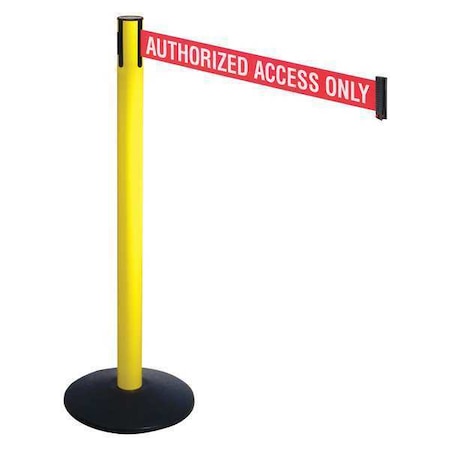 Barrier Post,Aluminum Post,3in. Belt W