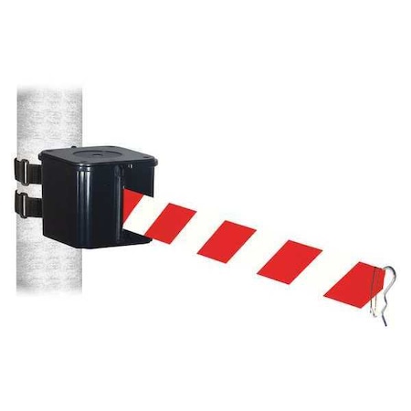 Belt Barrier,Red/White Belt,15 Ft. L